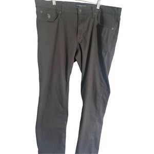 U.S. Polo ASSN Activate Stretch Men's Gray Slim Straight Fit Jeans Size 38